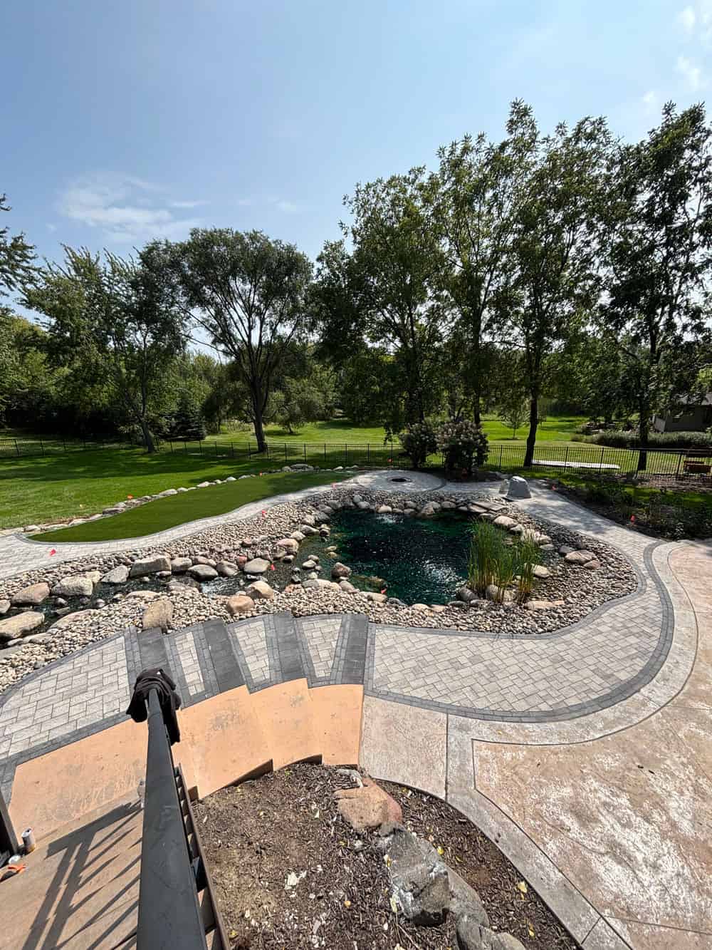 Poolside Hardscaping image